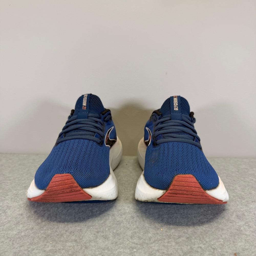 Brooks Glycerin 21 Womens Shoes Size 6.5 Blue White Running Sneakers 1204081B496 - Picture 2 of 10